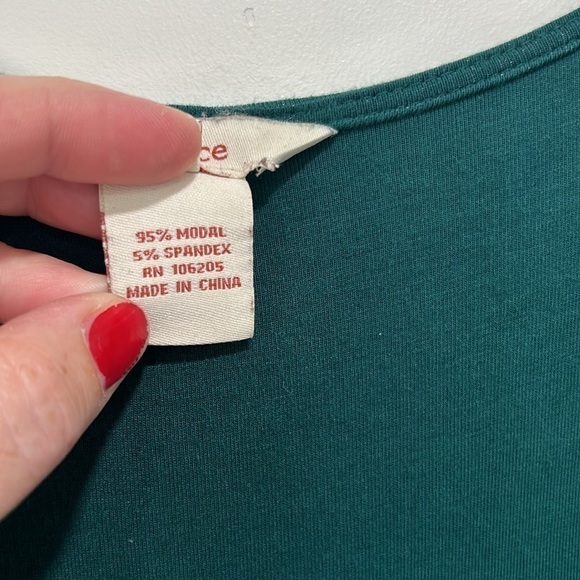 Sundance Reflection Dress Ruched Ruffle Midi Dress Teal Green Bodycon Size Small - Picture 7 of 8